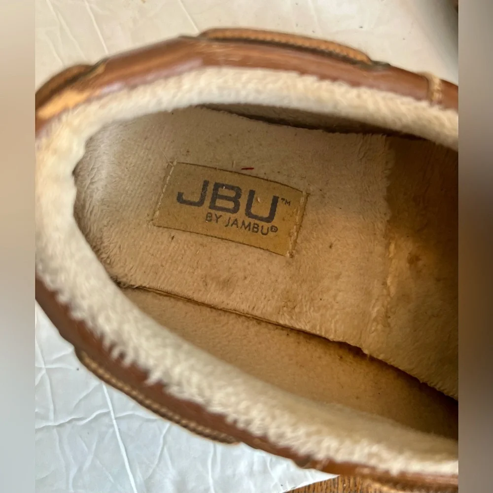 JBU Men's Two-Tone Boat Shoes